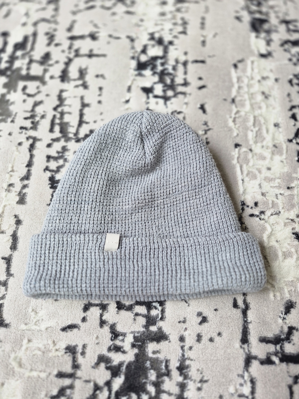 Vuori Alpine Waffle Beanie creek blue one size unisex